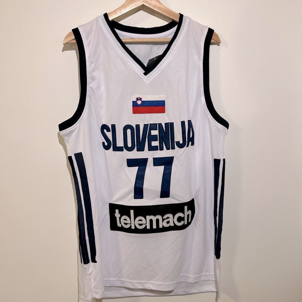 Slovenia Luka Dončić basketball jersey #77